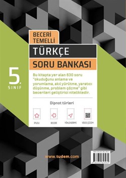5. Sınıf Türkçe Beceri Temelli Soru Bankası